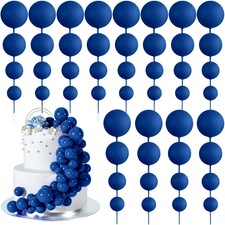 BOUBONI 48 Pz Palline Cake Topper Decorazioni Schiuma Cupcake Topper Palline