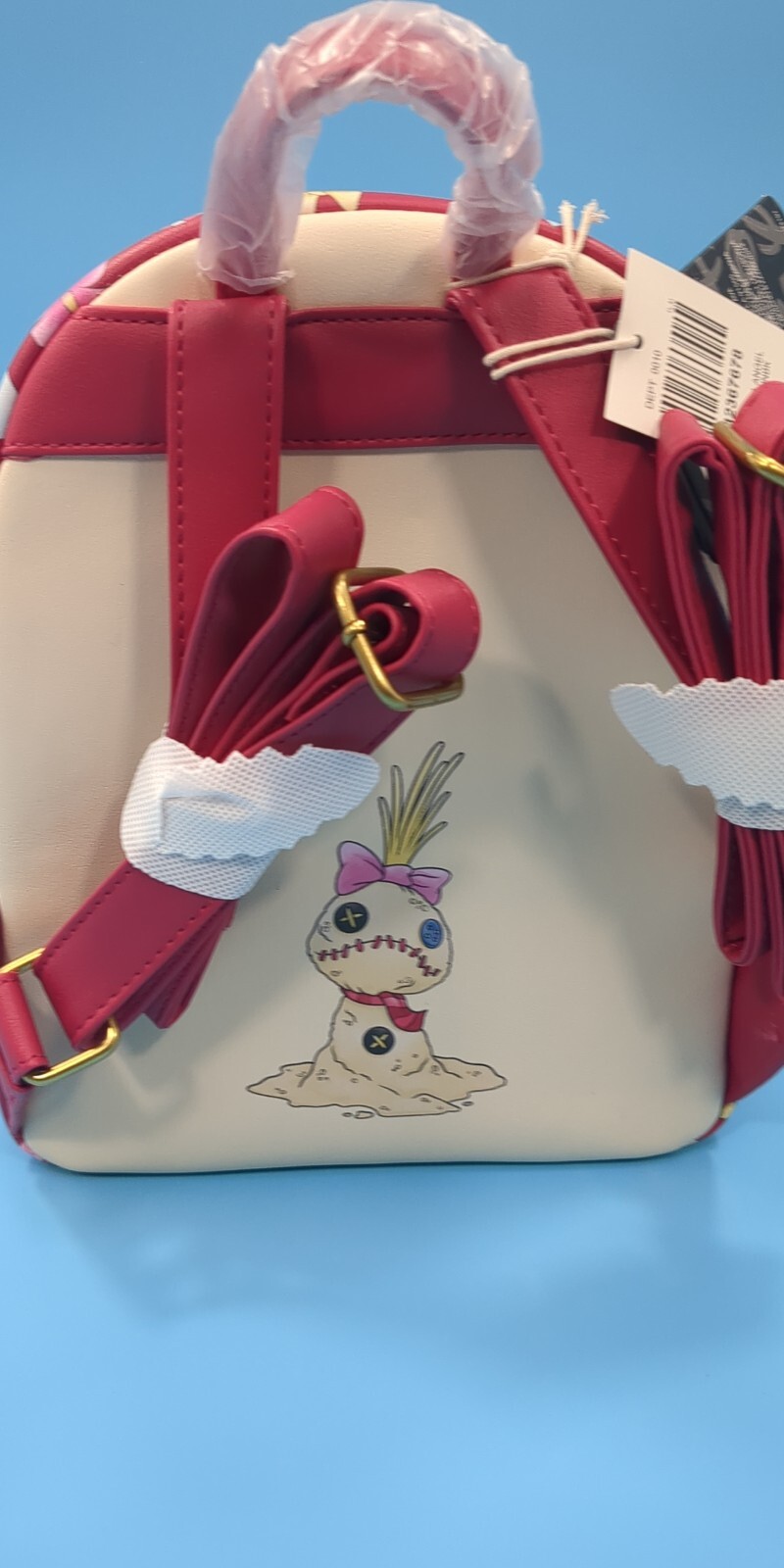 Loungefly Disney Stitch & Angel Holiday Tree Mini Backpack & Wallet Set NEW image 10