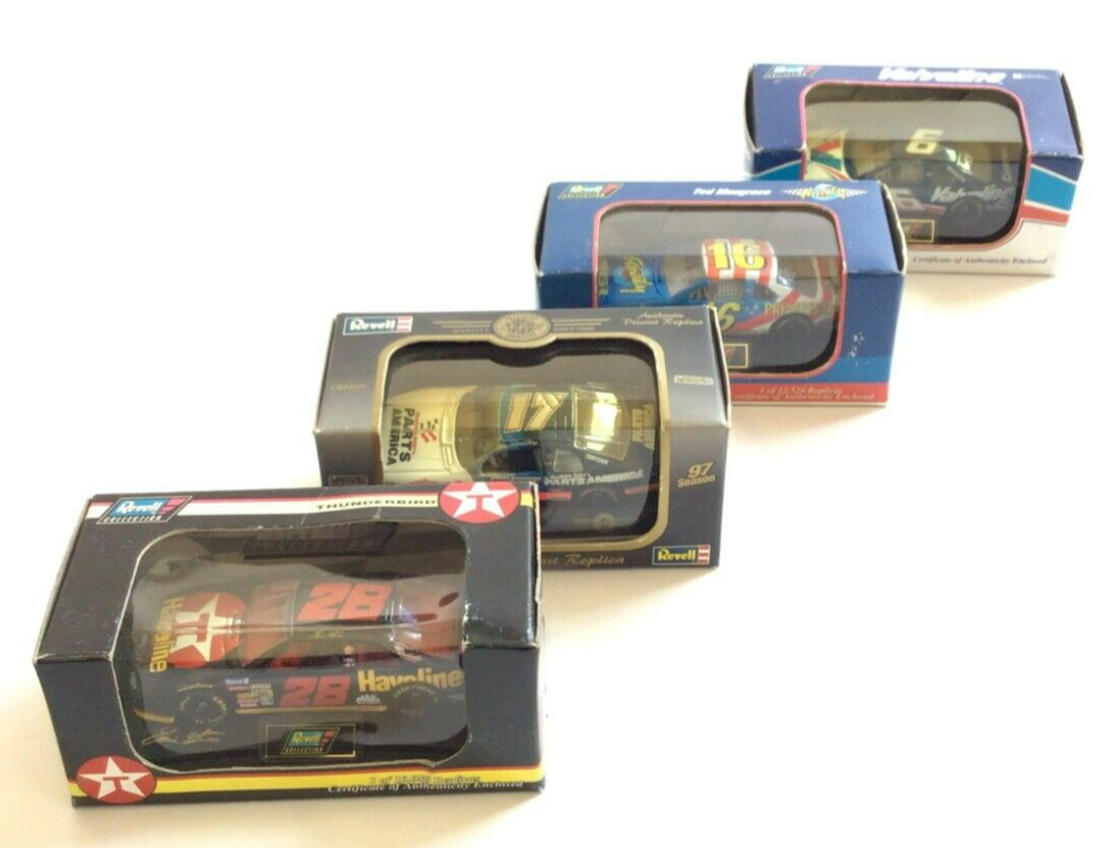 Set of 4 Revell NASCAR Collectables Musgrave Martin Waltrip Irvan Diecast 1:64