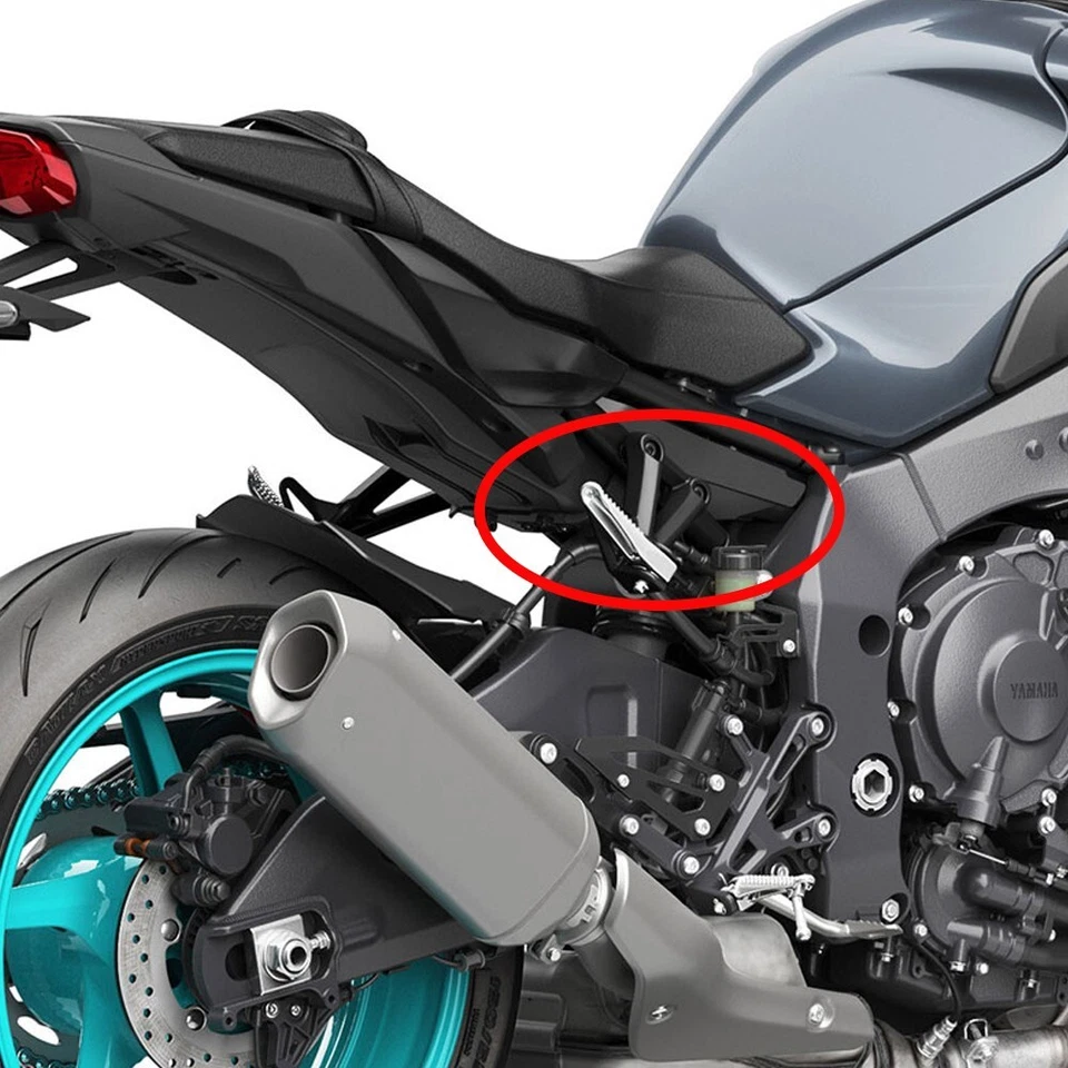 For 2017-2025 MT10 FZ10 Carbon Fiber Passenger Footrest Footpeg Rearset Rear Set - Image 2 of 4