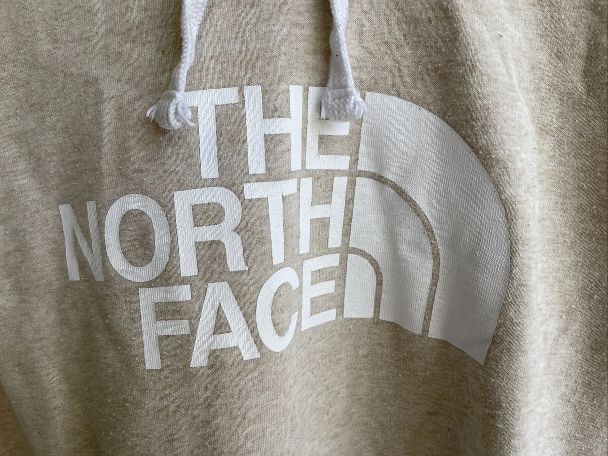 North face hoodie cream new arrivals