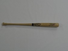 RUSNEY CASTILLO SIGNED FULL-SIZE RAWLINGS BAT BOSTON RED SOX DEBUT PROOF JSA COA