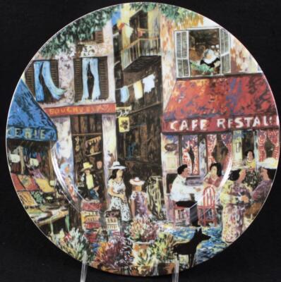 Guy Buffet Marche Aux Fleurs Dinner Plate