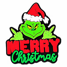 Grinch Naughty Stole Christmas Decal Sticker Peel and Stick 4 Sizes