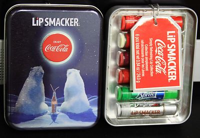 Lip Smacker Coca Cola 6pc Set in Tin 6 Flavor