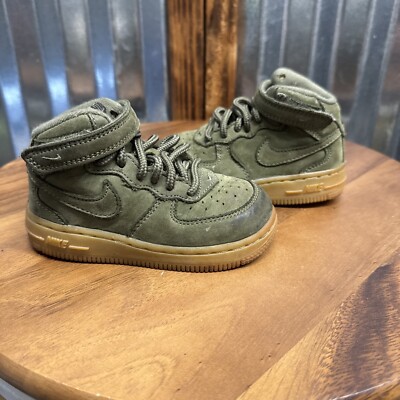 Brown Air Force Infant Size Nike Junior Air Force Trainer Black