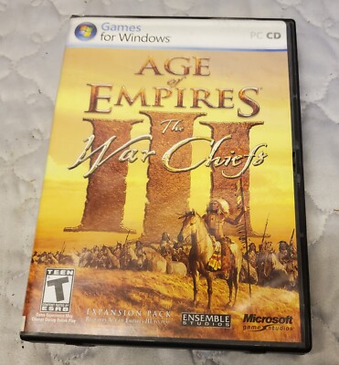 MM2 Age of Empires 3 III: The WarChiefs (PC, 2006) TESTED COMPLETE 