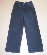 Boy's Arizona Straight Legs Blue Denim Cotton Jeans 12 Regular