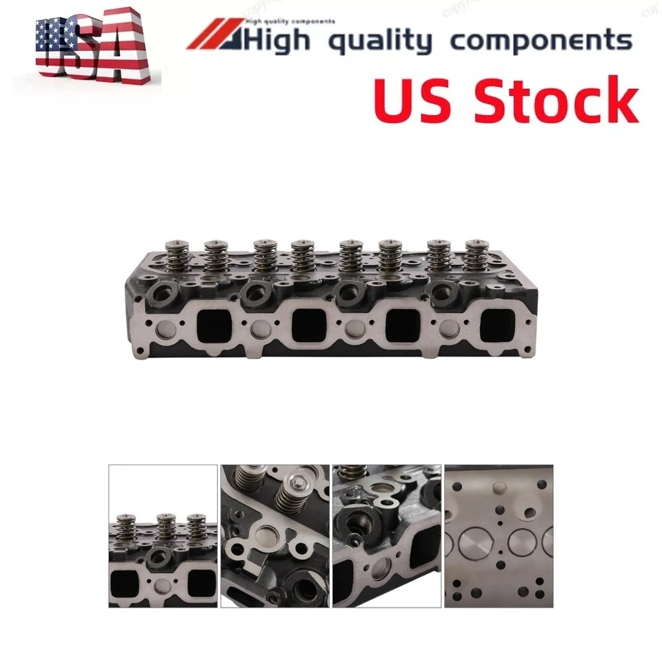 8-97103027-1 culata (con válvulas) para motor ISUZU 4BD2 4BD2-TC 4BD2-T Foto 3 de 4