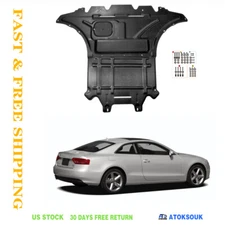 2Pcs For Audi A5 S5 2009-2017 Under Engine Splash Guards Front Engine Mud Flaps