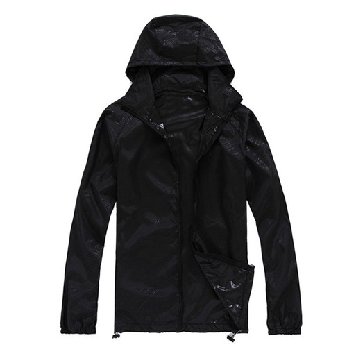 Women Lightweight Rain Jacket Waterproof Raincoat Packable Hooded Windbreaker - Picture 18 of 43