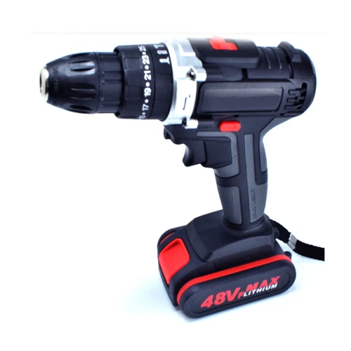 48V 25Speed Cordless Hammer impact Electric Drill Screwdriver & CASE 2xBatteries - Picture 5 of 9