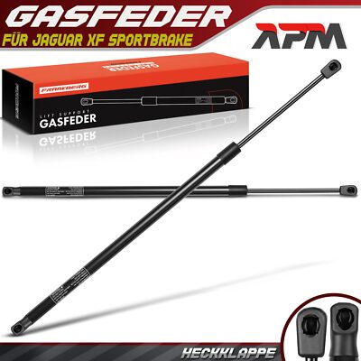 2x Gasfeder Heckklappe Dämpfer 615mm 650N für Jaguar XF Sportbrake X250 12-14