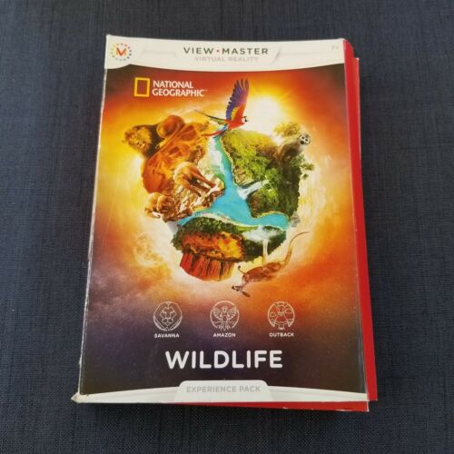 Mattel View Master Virtual Reality National Geographic Wildlife Experience Pack - Picture 1 of 5