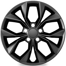 17 Hub Caps Compatible With 2023-2024 Honda Cr-v Wheel Cover Skins Glossy Black