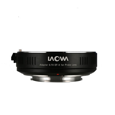 LAOWA 0,7x Probe lens Focal Reducer Canon EF an Fuji X Adapter