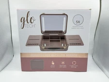Glo Tech Beauty Case With Led Mirror Maximal Organization 3 Light Color Settings