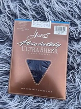 Hanes Absolutely Ultra Sheer Pantyhose Control Top Toe Stockings Nylon Jet A