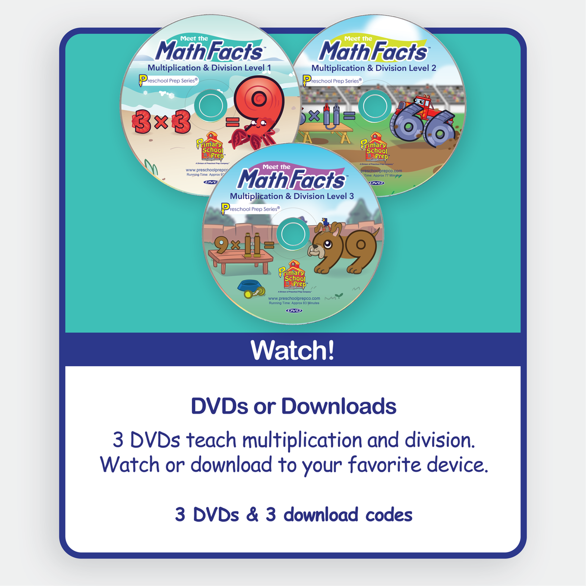 Meet the Math Facts Multiplication & Division Learning Kit