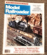 Model Railroader Magazine July 1989 S Scale Cheyenne Mountain RR FM143