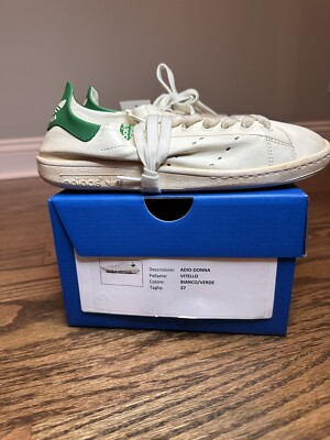 Balenciaga x Adidas Stan Smith Low Worn-Out - Off White Green W