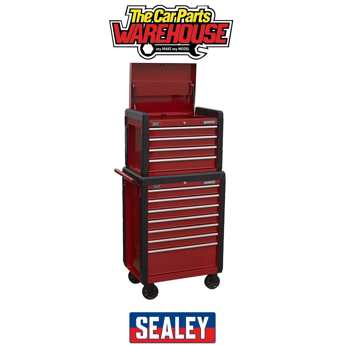 Sealey AP3411STACK Superline PRO Topchest & Rollcab Combination 11 Drawer
