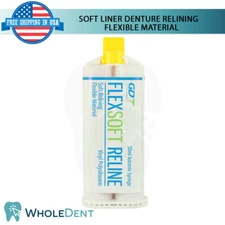 GDT FlexSoft Liner Material For Flexible Soft Reline Denture Renew Cushion