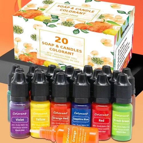 Skin Safe Liquid Based Colorant for Soap Making DIY 20 Color Soap Dye - Picture 5 of 8