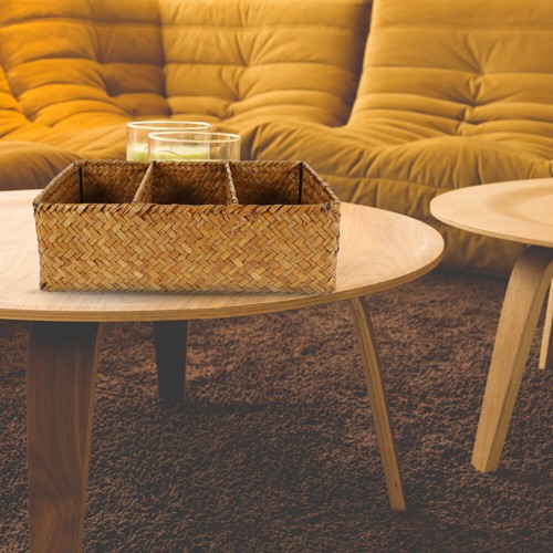Desktop Storage Box Holder Tabletop Sundries Organizer Multi-function Basket - Picture 10 of 12