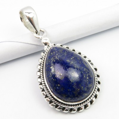 925 Silver Authentic LAPIS LAZULI Ring 