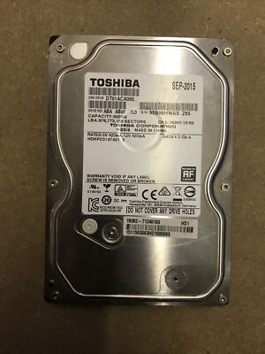 Toshiba DT01ACA050 500GB Desktop Hard Drive SATA
