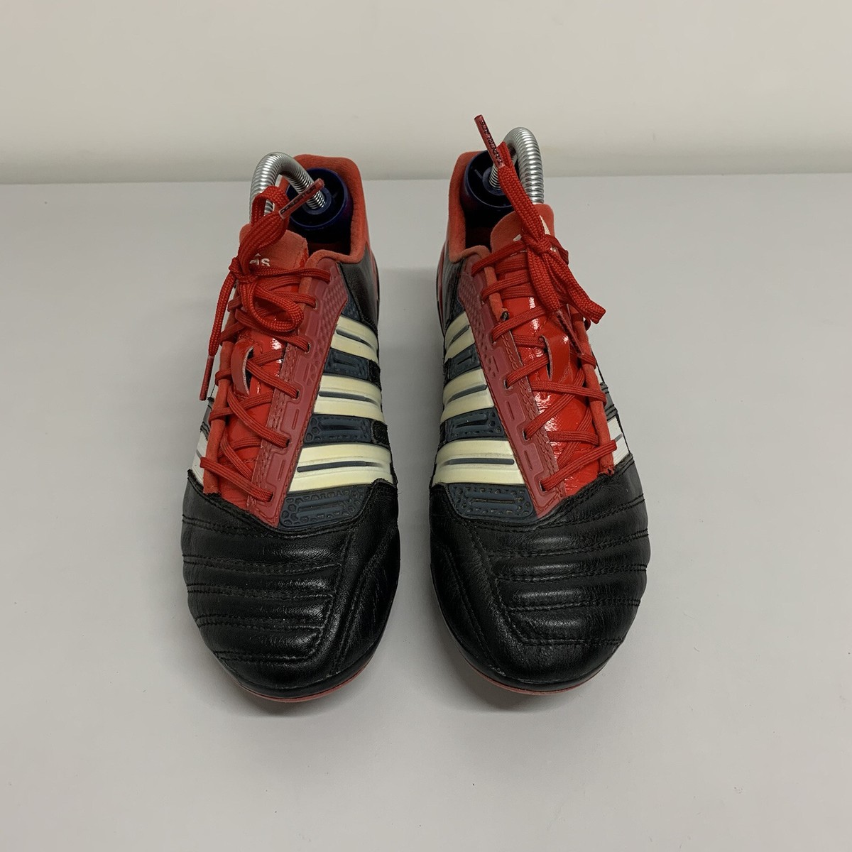 【未使用級】adidas バリケード5 クラシック黒赤白 SIZE 26cm adidas(アディダス) アディバリケード 5 OC 26.5cm ブラック×カレッジ