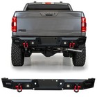 Vijay For 2004-2008 Ford F150 Rear Bumper With  LED Spotlights+D-Rings