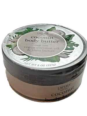 Lacura Coconut Body Butter Vegan Oil Shea Butter 8 oz NEW Sealed Paraben Free
