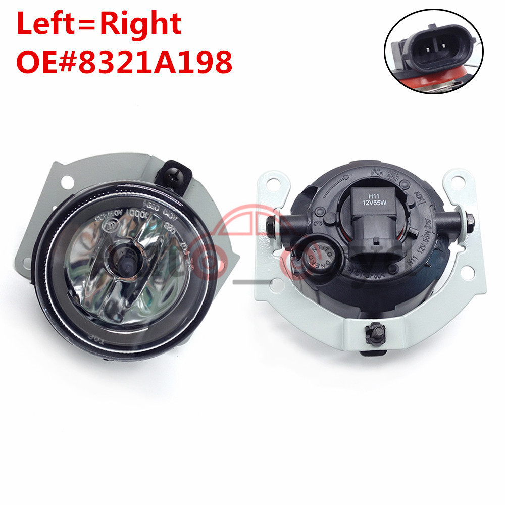 8321A198 Front Fog Light Lamp L=R 08-15 For Mitsubishi Lancer
