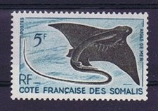 1959-60 COTE DES SOMALIS  Y & T  N° 296  Neuf ** SANS CHARNIERE
