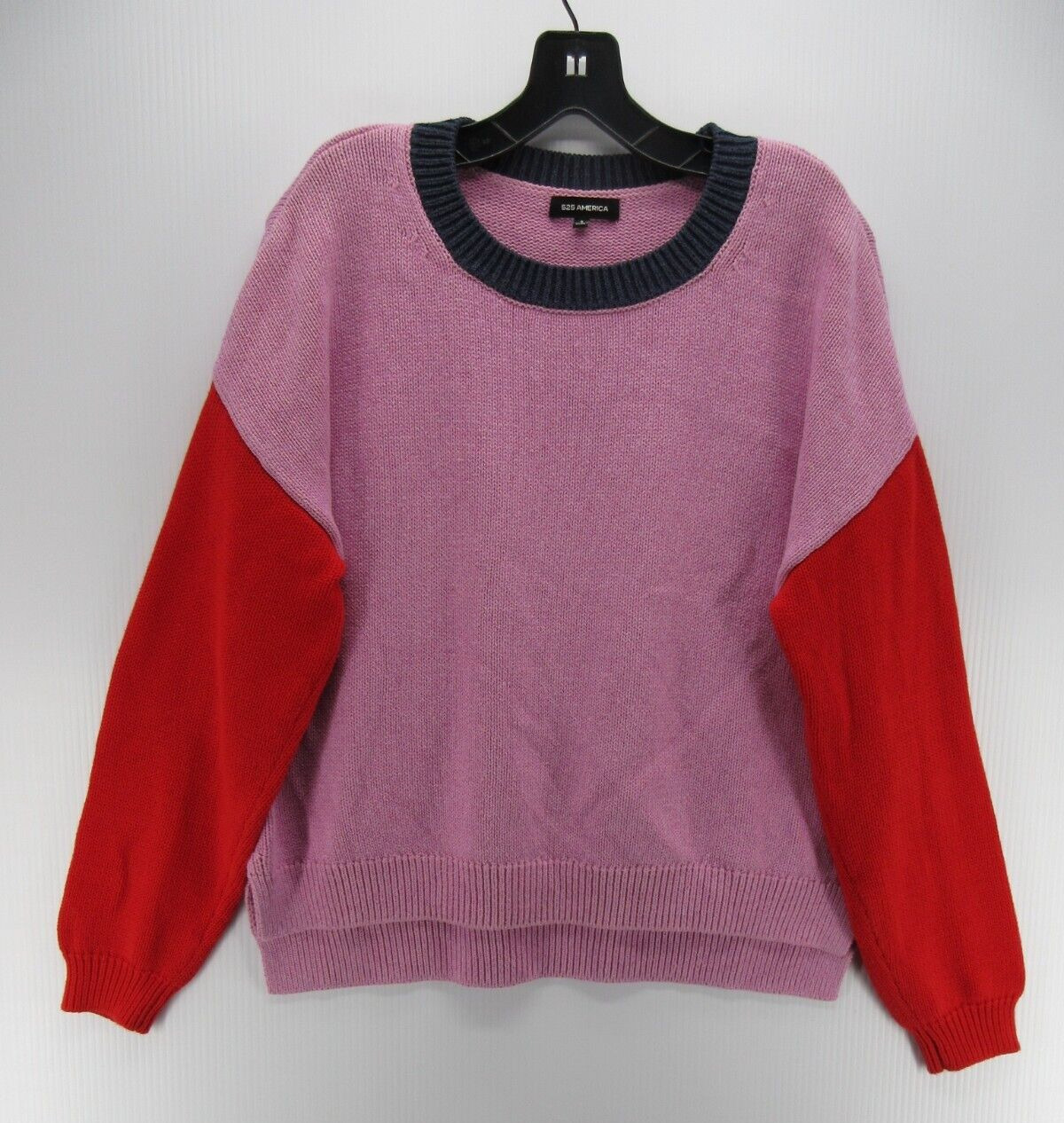 525 America Sweater Women Small Pink Pullover Cre… - image 1