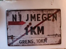 WW2 NIJMEGEN TOWN SIGN REPRO 82ND AIRBORNE