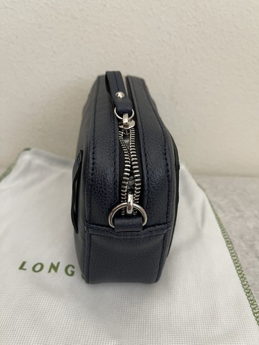 NEW Longchamp Convertible Leather Crossbody Belt Bag L2088021556 Navy Blue - Picture 3 of 15