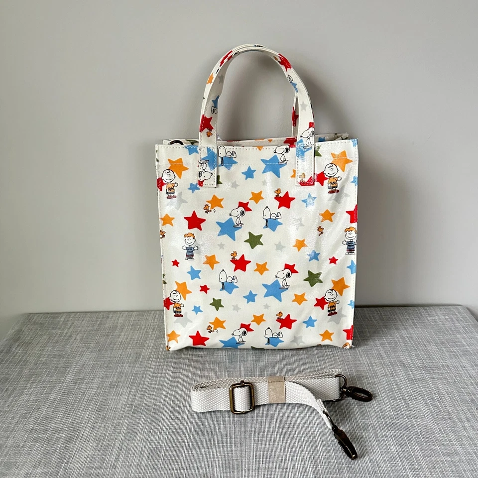 Cath Kidston Snoopy звезды через плечо книга сумка/сумка с короткими ручками новый с Ярлыками - Изображение 3 из 4