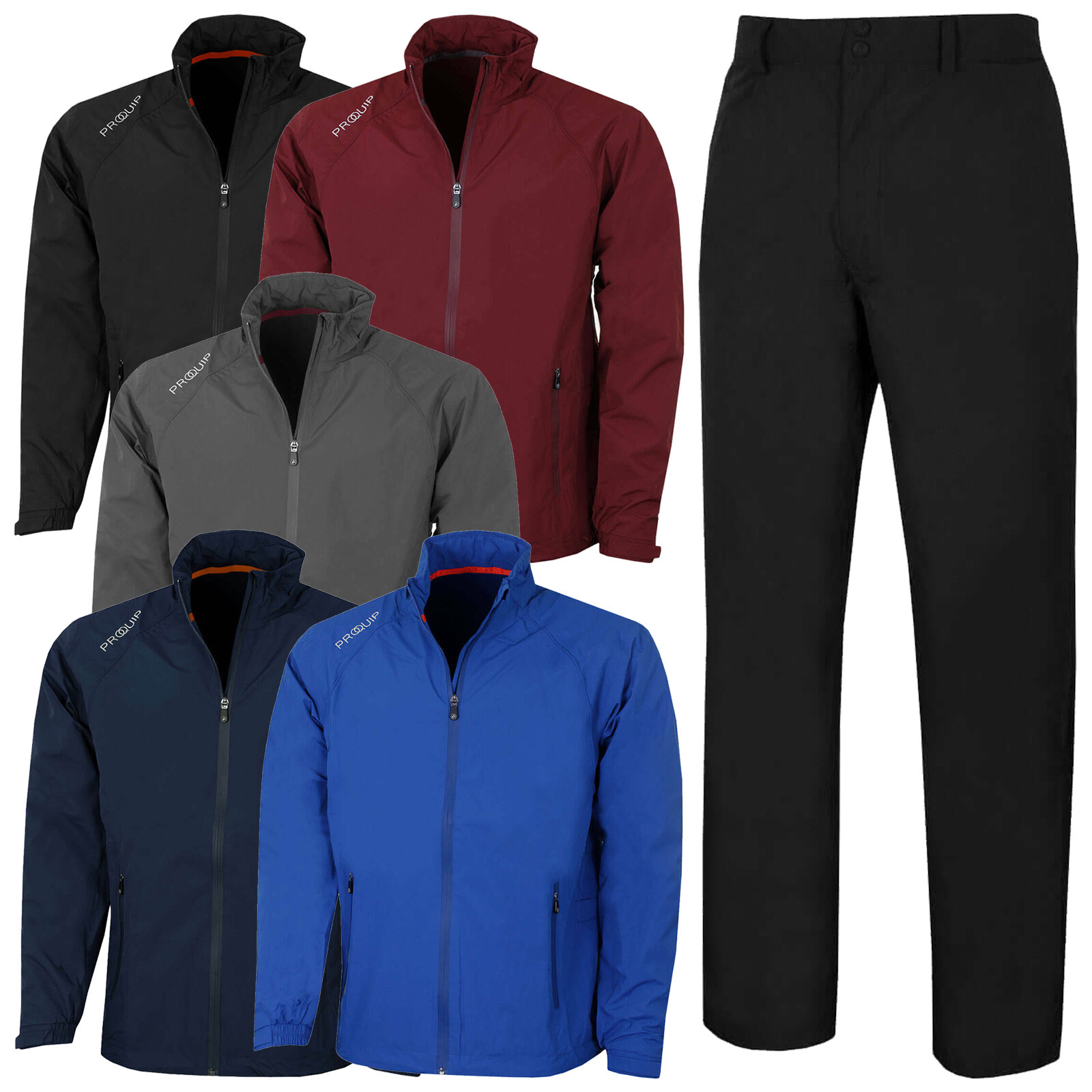 2024 ProQuip Mens Tempest Waterproofs Jacket Trousers Options Golf Coat