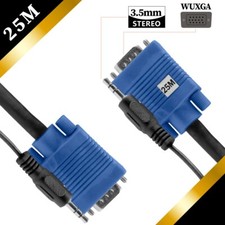 ELE2025M Element-Hz  VGA Cable with 3.5mm Stereo Plug 25 Meters / 82.02ft 