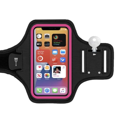 For iPhone 15/14/13 Pro Max Holder Armband Case Sports Running Exercise Arm Band - Photo 23 sur 24