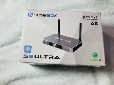 SUPERBOX S6 ULTRA TV BOX Smart Media Player 4GB+128GB Wi-Fi 6