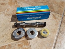 NUOVO supporto inferiore Campagnolo SUPER RECORD PISTA, TITANIO, 109mm, BSA, NOS, NUOVO CON SCATOLA