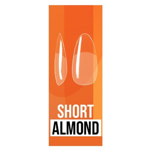 ibd Soft Gel Tips Short Almond 50ct Refill *Choose one Size* - Picture 1 of 6