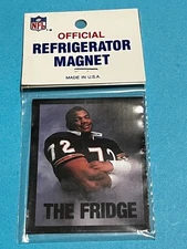 The Fridge William Refrigerator Perry NFL Official Magnet new Bears!