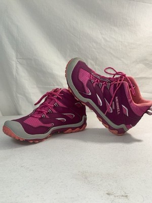 Merrell M-Cham Sz 4 Waterproof Sneakers Hiking  Shoes Girl's
