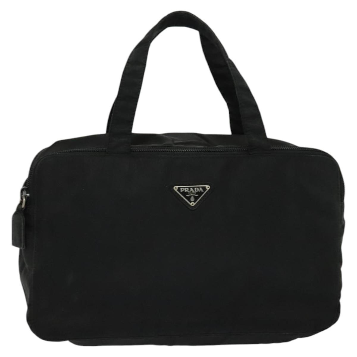 Prada Re-Nylon Black Synthetic Handbag Authentic