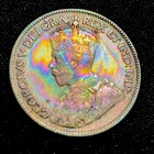 1929 Canada Twenty Five Cents .800 Silver Coin